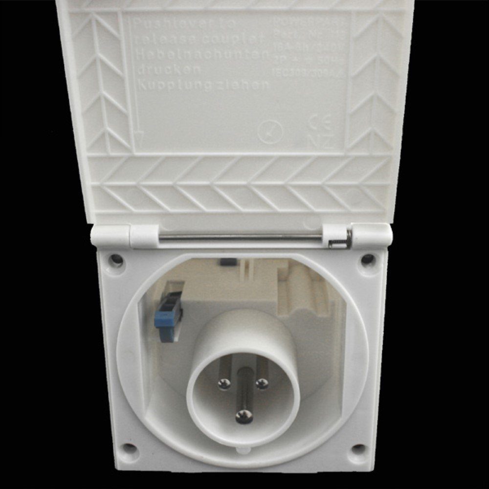 HABA B.V. Steckdose CEE Einspeisungssteckdose IP44 220V - 240V weiß