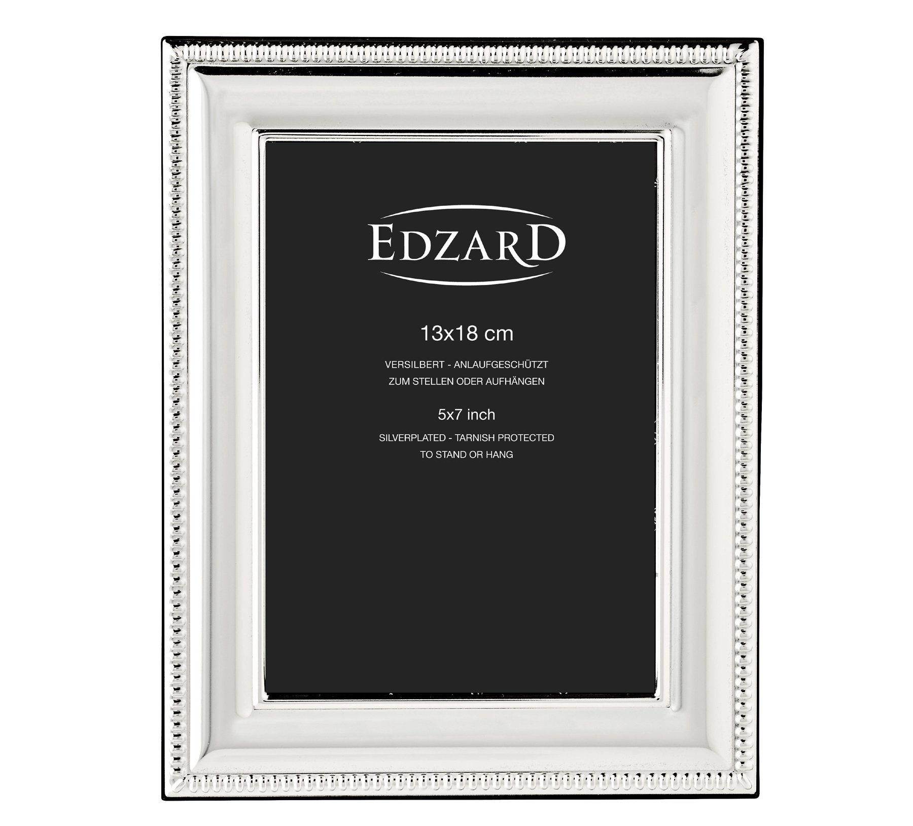 EDZARD Bilderrahmen Novara, versilbert und anlaufgeschützt, für 13x18 cm Bi günstig online kaufen