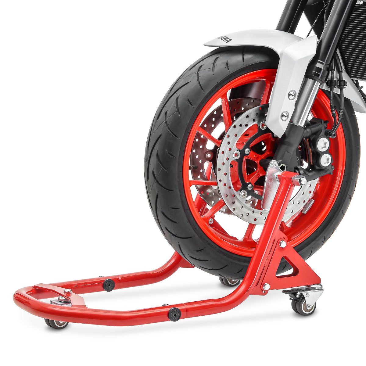 Motorradheber Montageständer vorne Rangierhilfe Motorradständer # XB2 rot