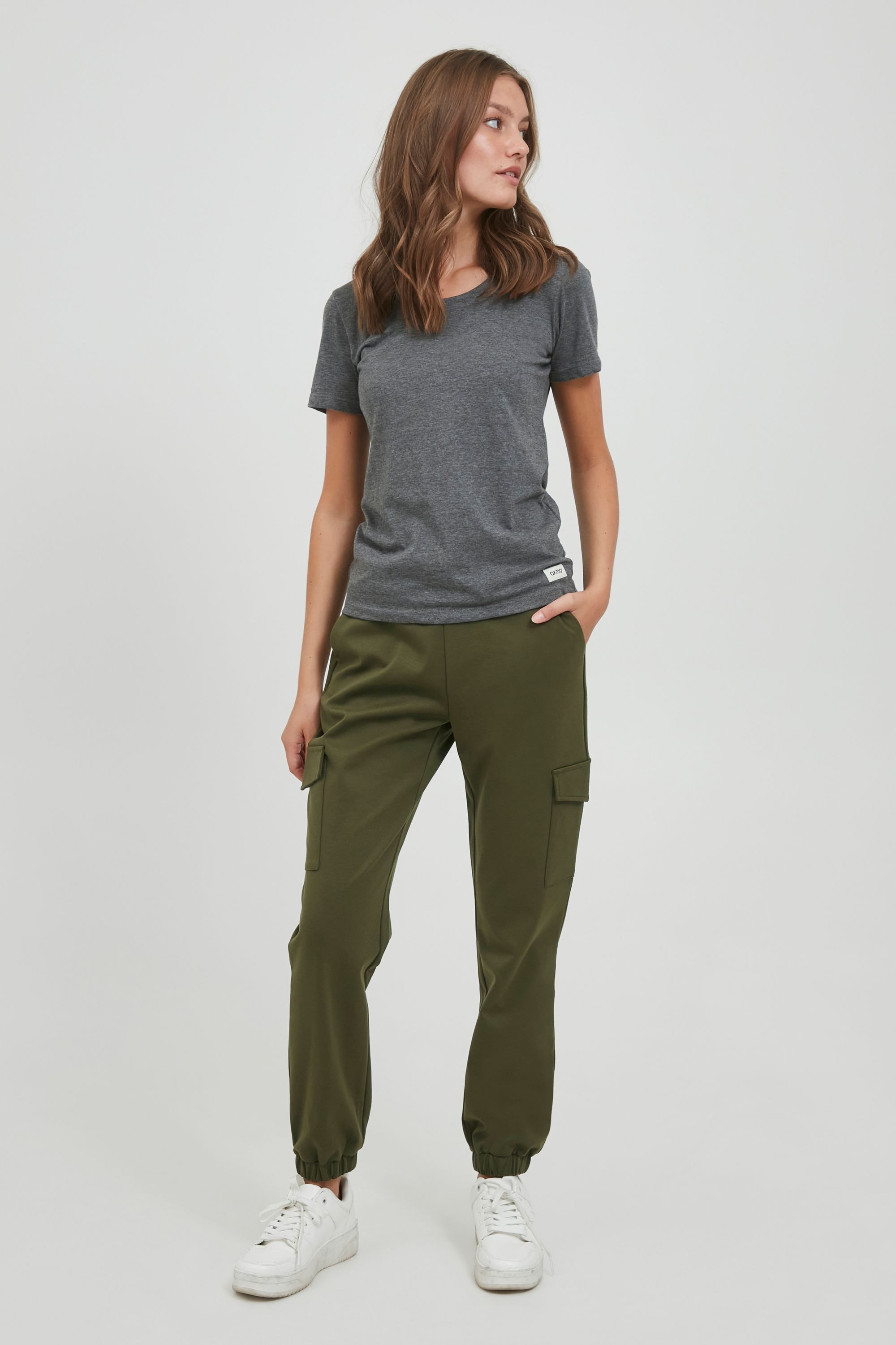 OXMO Cargohose OXHenni Damen Stoffhose Im günstig online kaufen