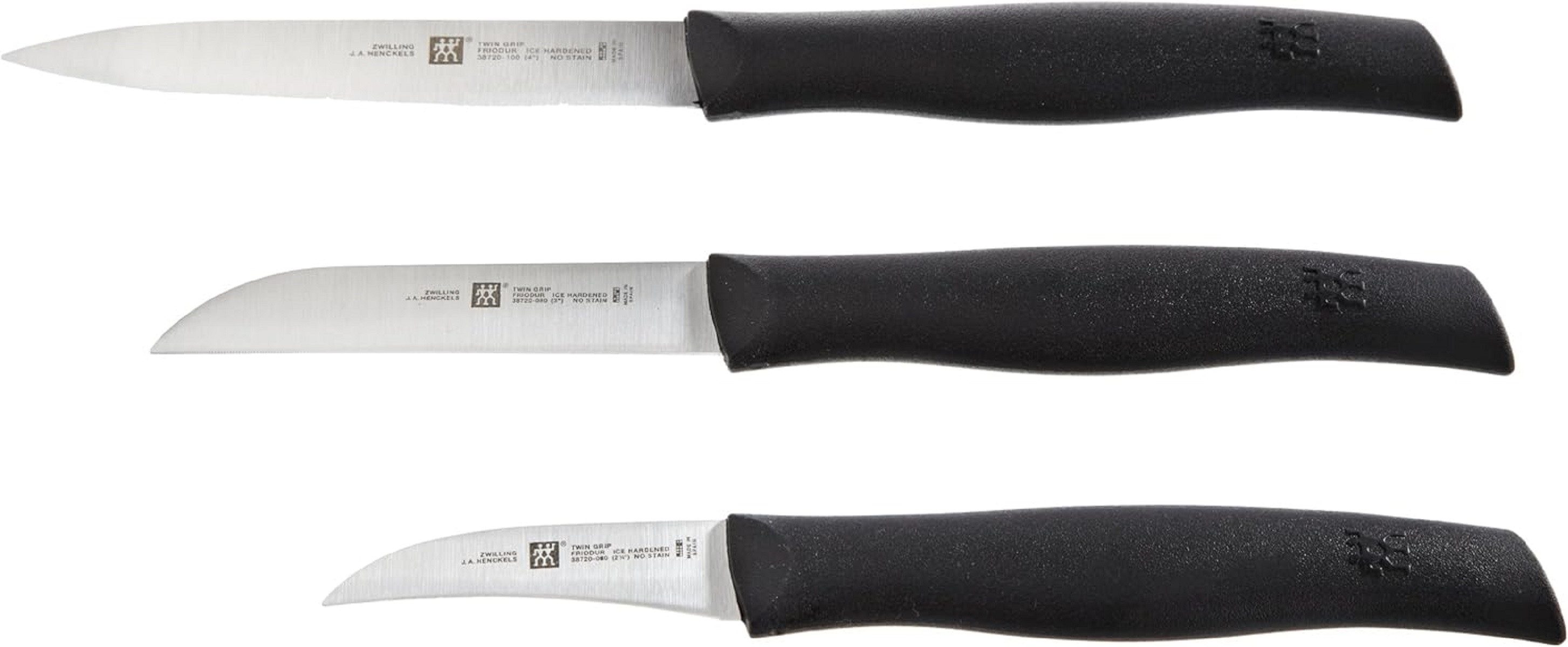Zwilling Universalküchenmesser Twin Grip Messerset, 3-tlg. Schneideset Küchenmesser-Set