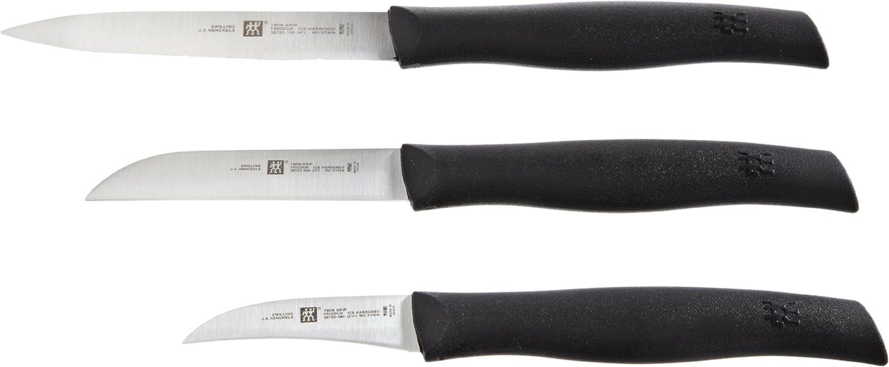 Universalküchenmesser Twin Grip Messerset, 3-tlg. Schneideset Küchenmesser-Set
