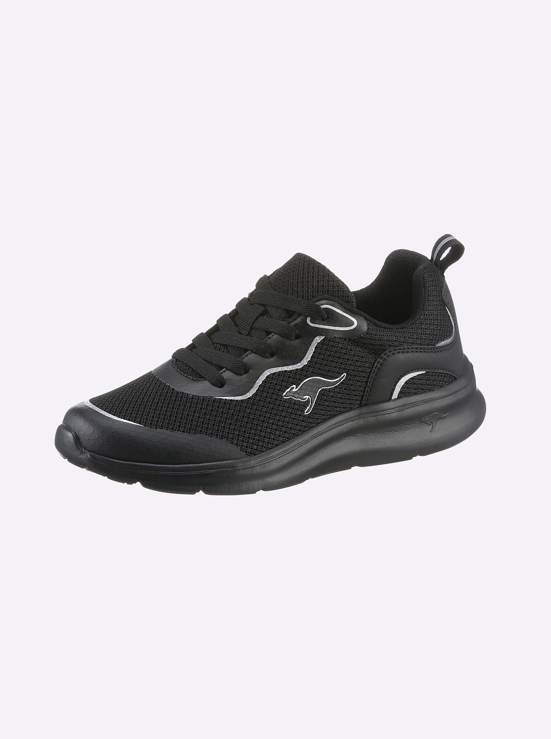 KangaROOS Sneaker Flexible Laufsohle, Federleicht, weiche Polsterung, Schrittdämpfung schwarz