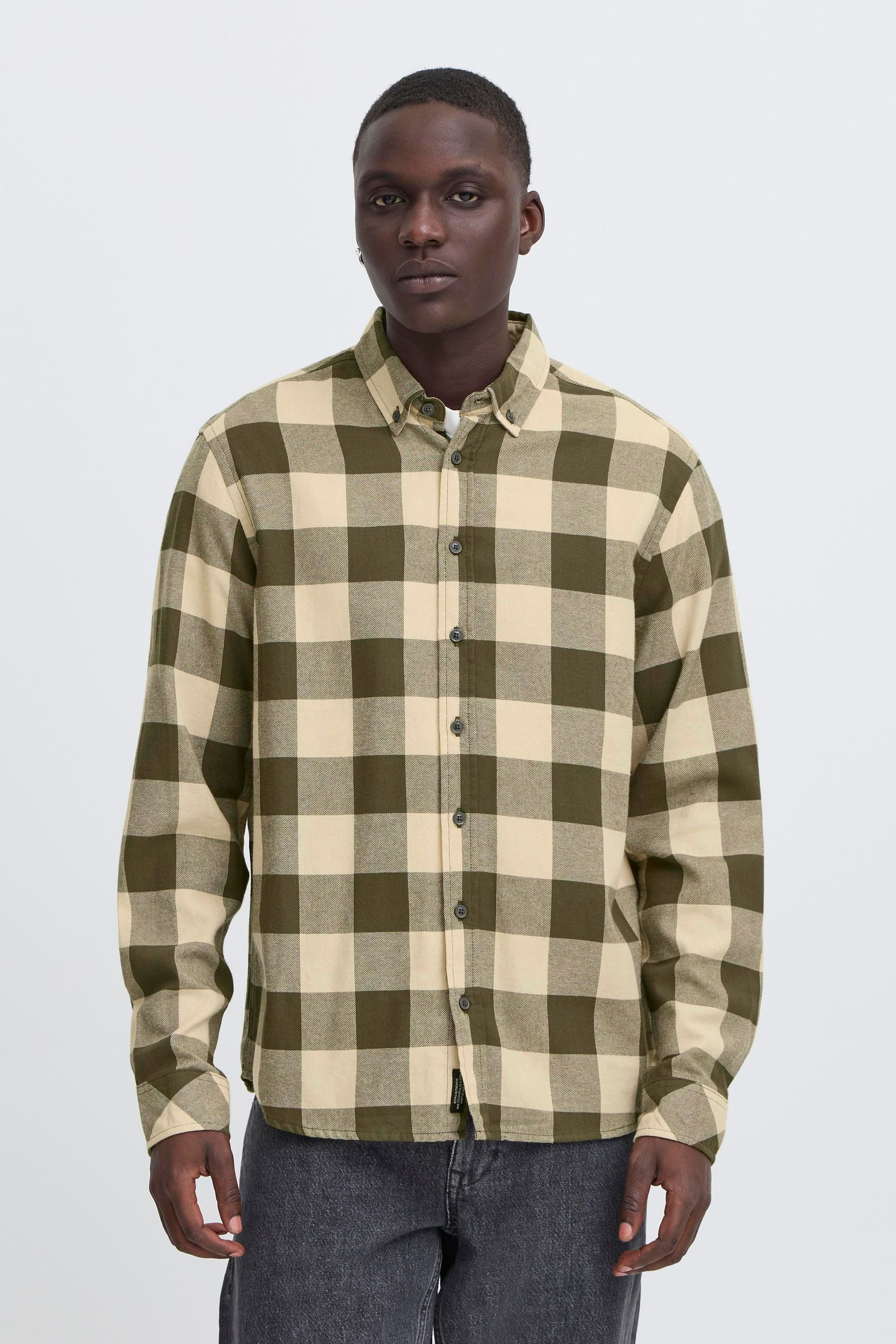 Blend Flanellhemd BHBUSTER Lässiges kariertes Langarmhemd im Baumfäller-Sti günstig online kaufen