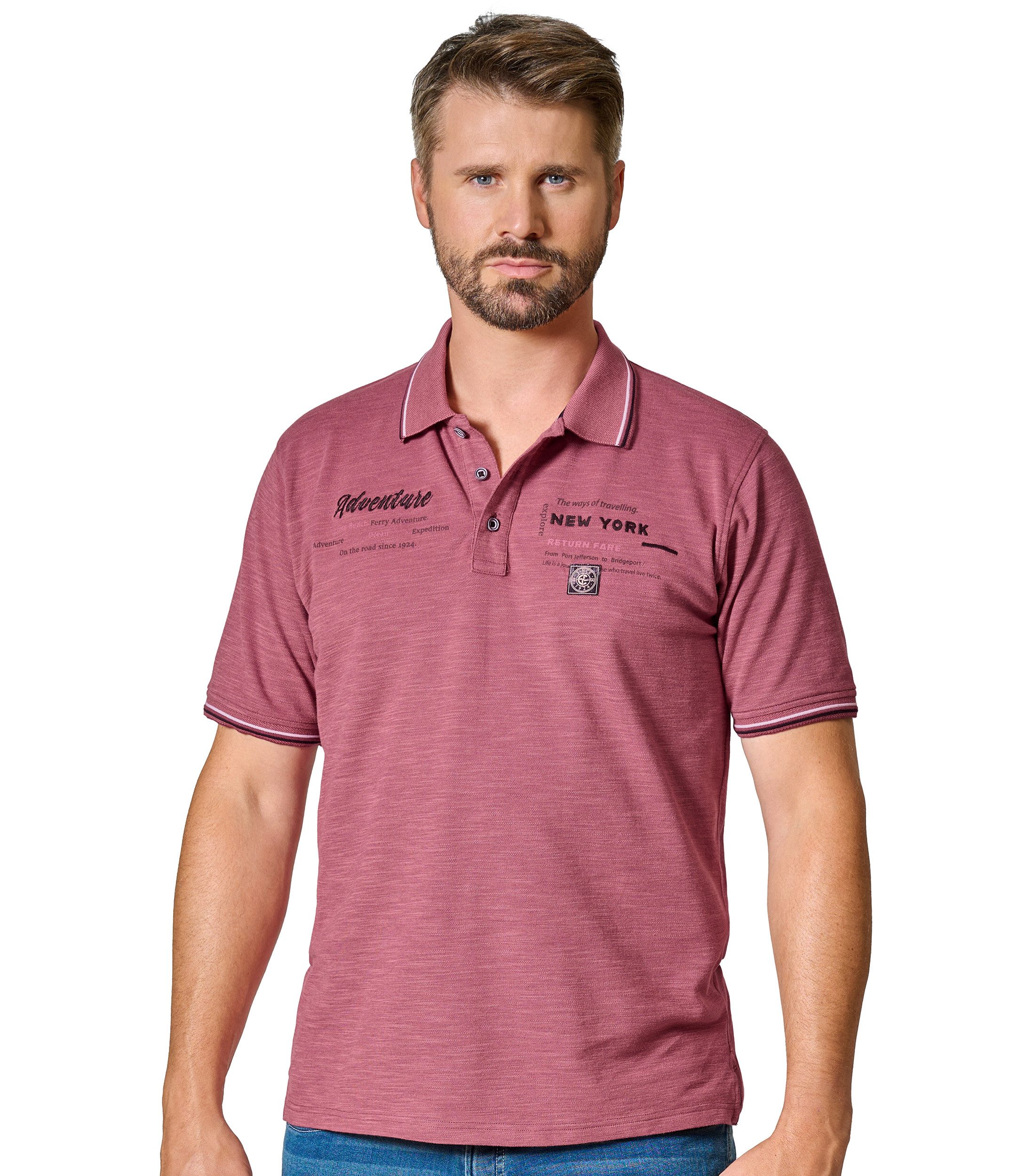CASAMODA Poloshirt CASAMODA Polo-Shirt uni günstig online kaufen