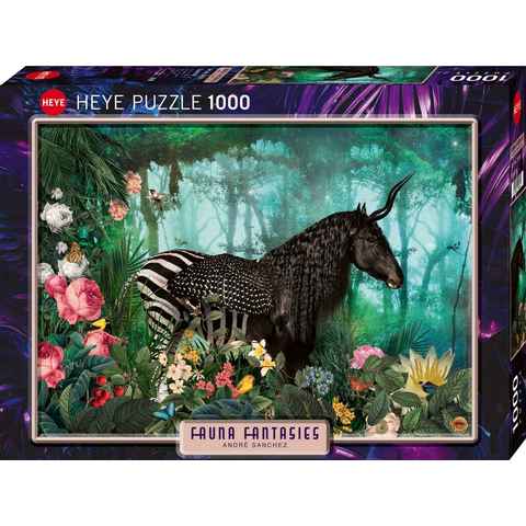HEYE Puzzle Equpidae / Fauna Fantasies, 1000 Puzzleteile, Made in Germany