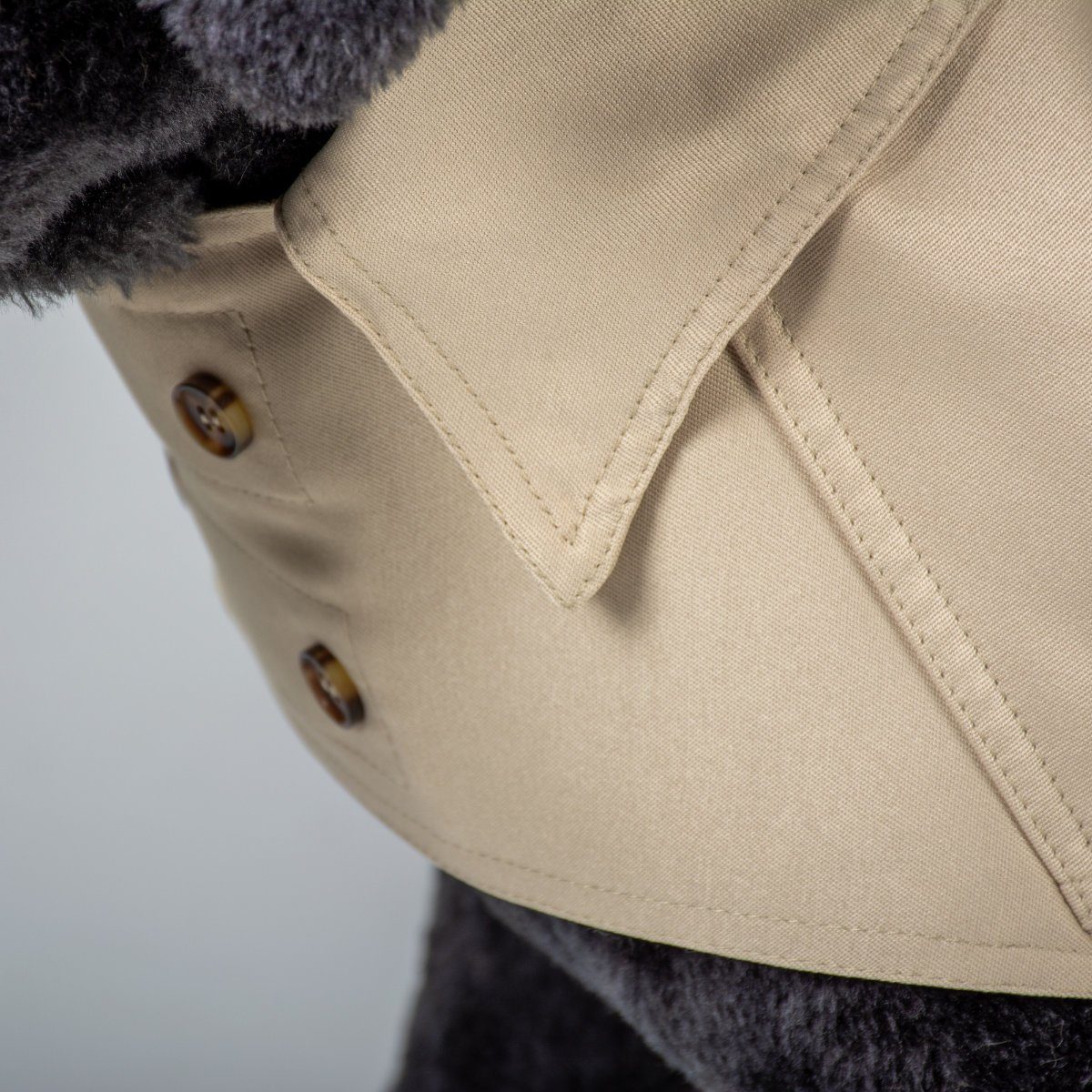 DUVO+ Hundemantel Hundemantel Trenchcoat beige