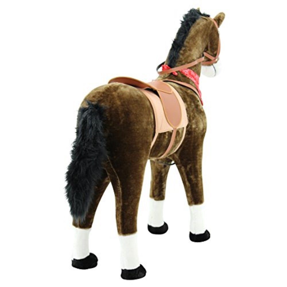 Sweety-Toys Stehpferd Sweety Toys 5048 Stehpferd "Chocolate" ca.105cm bis 80 kg
