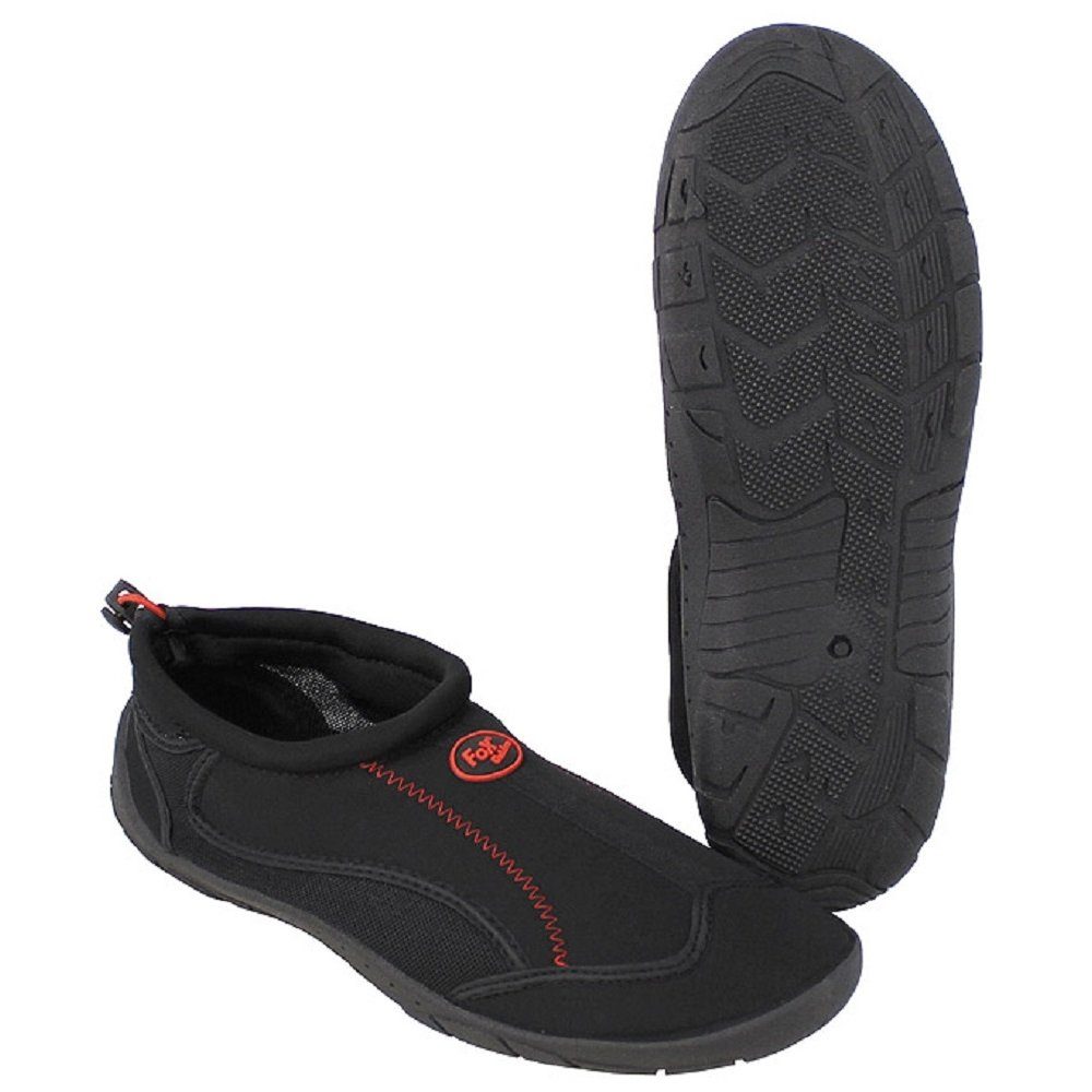 FoxOutdoor Badeschuh, Neopren, schwarz, Kordelzug - 44 Badeschuh
