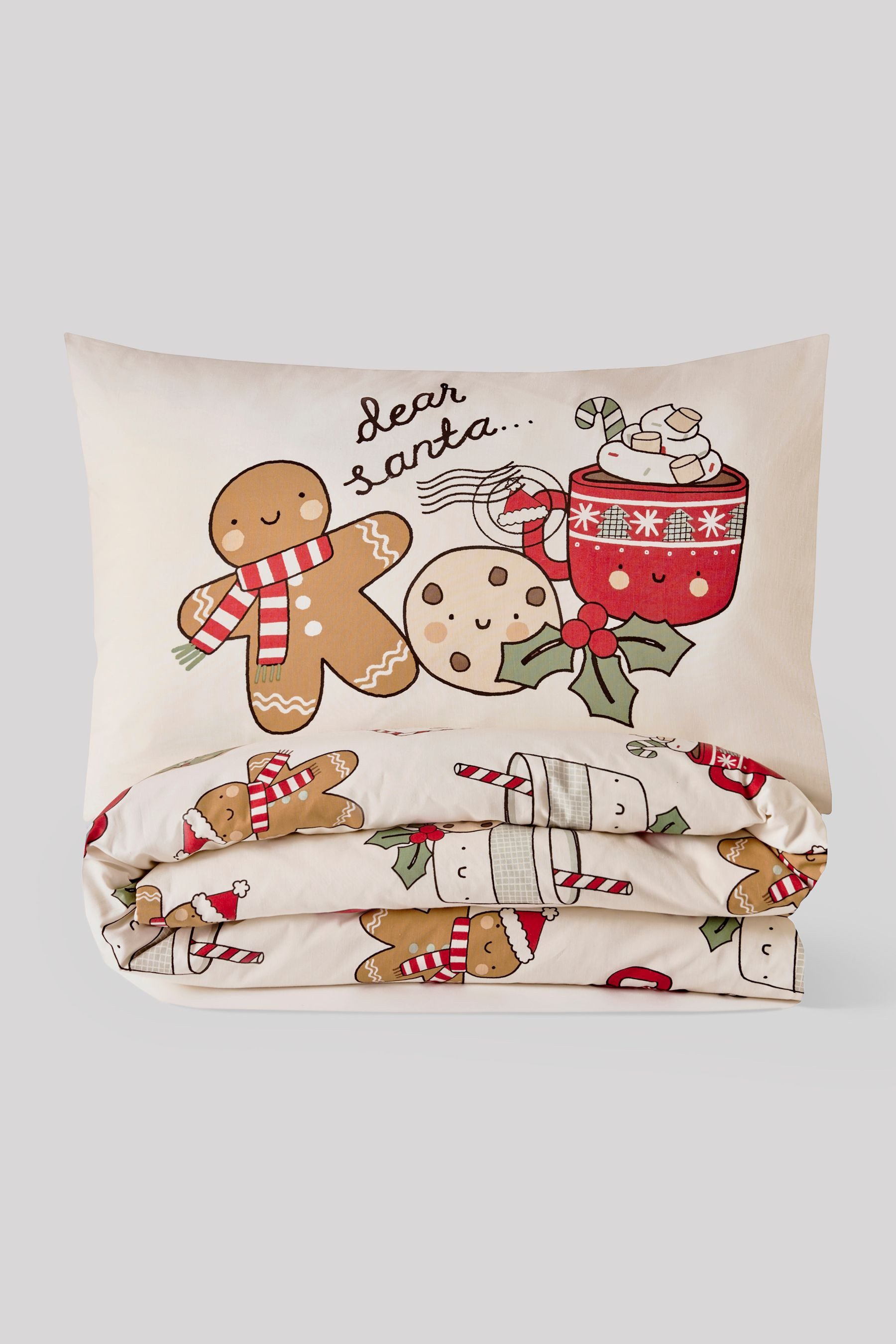 Next Bett-Set Bettbezug und Kissenbezug mit Weihnachtsmotiv, Bezug: Polyest günstig online kaufen