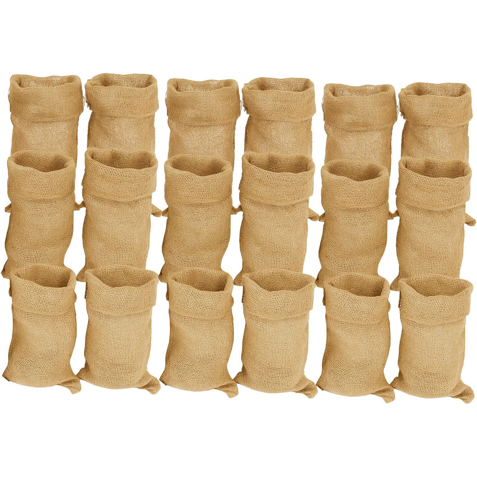 BURI Unkrautvlies Jutesack 60x30cm ca. 25kg Jute Jutesack Kartoffelsack Säcke Jutesäcke