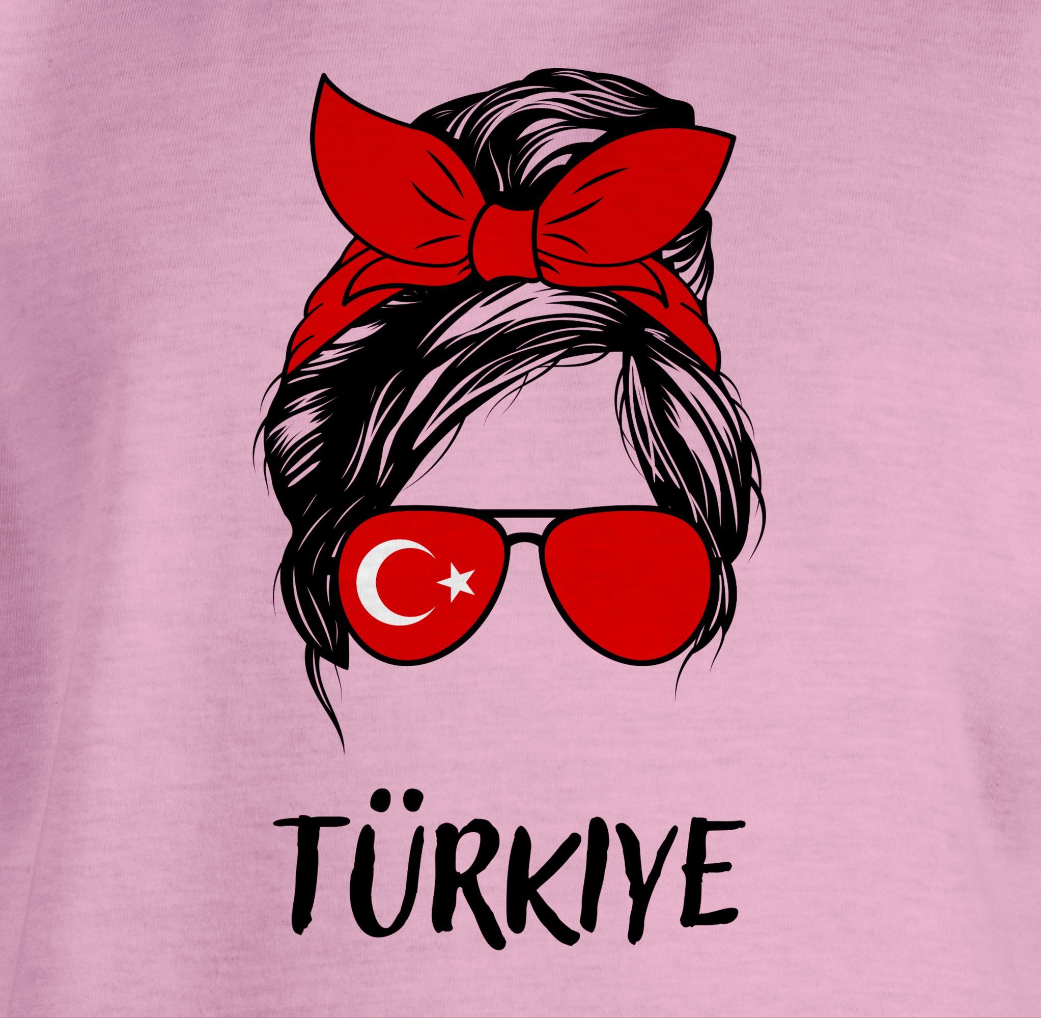 Shirtracer T-Shirt Cooles Türkei Motiv Türkiye Style Turkey 2026 Fussball WM Fanartikel