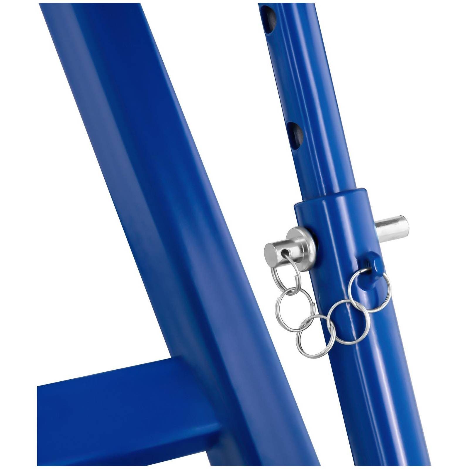 MSW Hydraulikheber Mobile Kipphebebühne 1.500 kg Kurzhub-Hebebühne 1,5 T Wagenheber