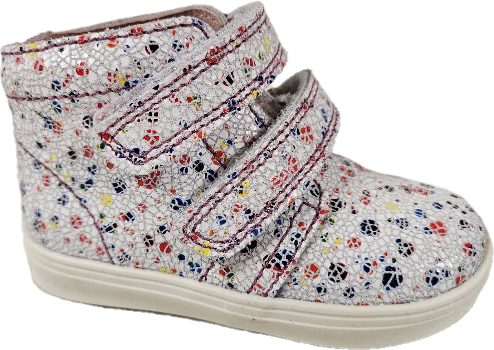 Richter Кроссовки Kinderschuh Mädchen 0933 342 Lederschuh Klettverschluß Lauflernschuh aus echtem Leder