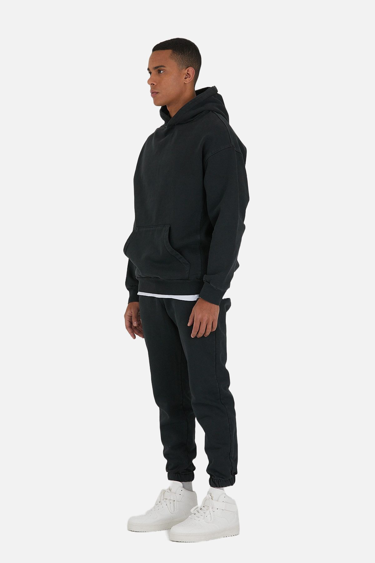 OSSY HOMER Trainingsanzug Set Jogger Hoodie 100% Baumwolle Sportswear (2-tlg)