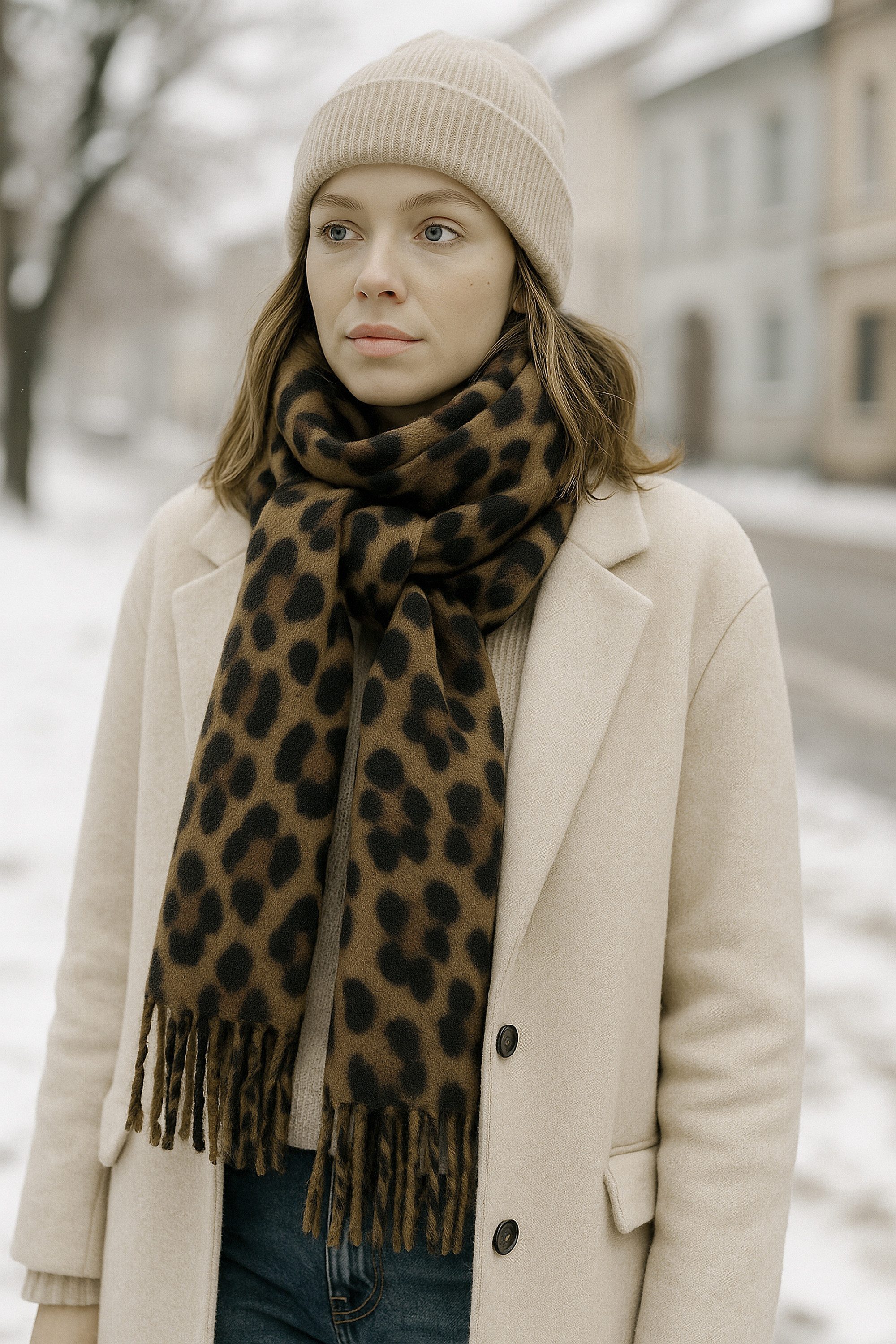 COLLEZIONE ALESSANDRO Modeschal Leopardo, (1-St), mit günstig online kaufen