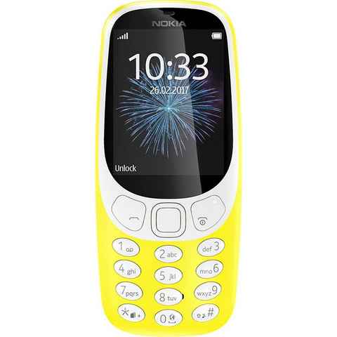 Nokia 3310 Handy (6,1 cm/2,4 Zoll, 16 GB Speicherplatz, 2 MP Kamera)