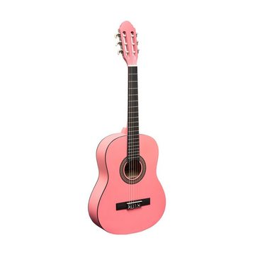 Stagg Konzertgitarre C430 M PK 3/4 Kindergitarre Konzertgitarre pink matt klassische Git...
