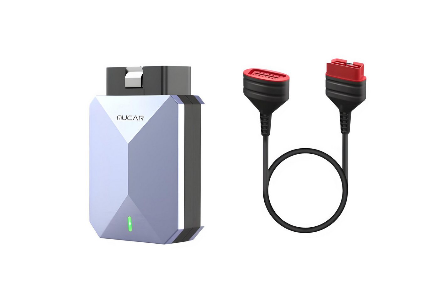 MUCAR OBD2-Diagnosegerät OBD Tester OBD2 Bluetooth Auto Diagnosegerät mit CAN FD & 15 Reset, Komplett-Set, Komplett-Set, Intelligentes KI-Diagnosegerät, Wireless
