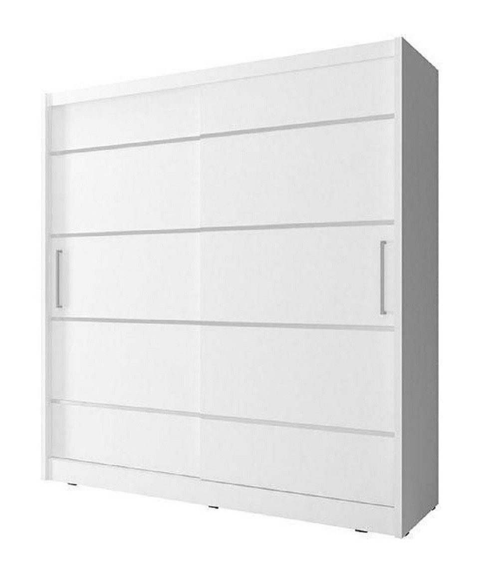 Schwebetürenschrank Hoher Garderobenschrank mit Mehrzweckregalen