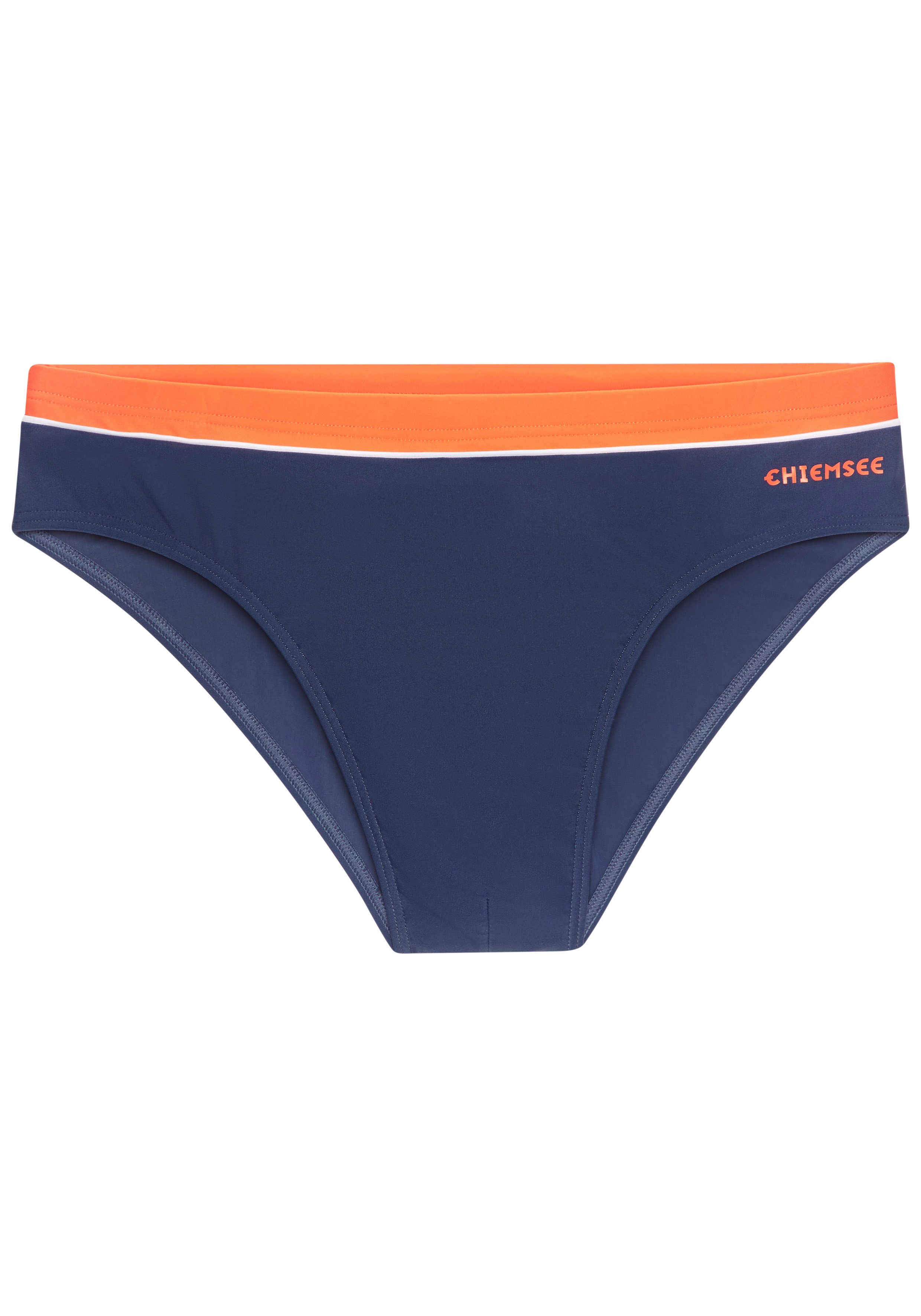 Chiemsee Badehose mit farblich abgesetztem Bund