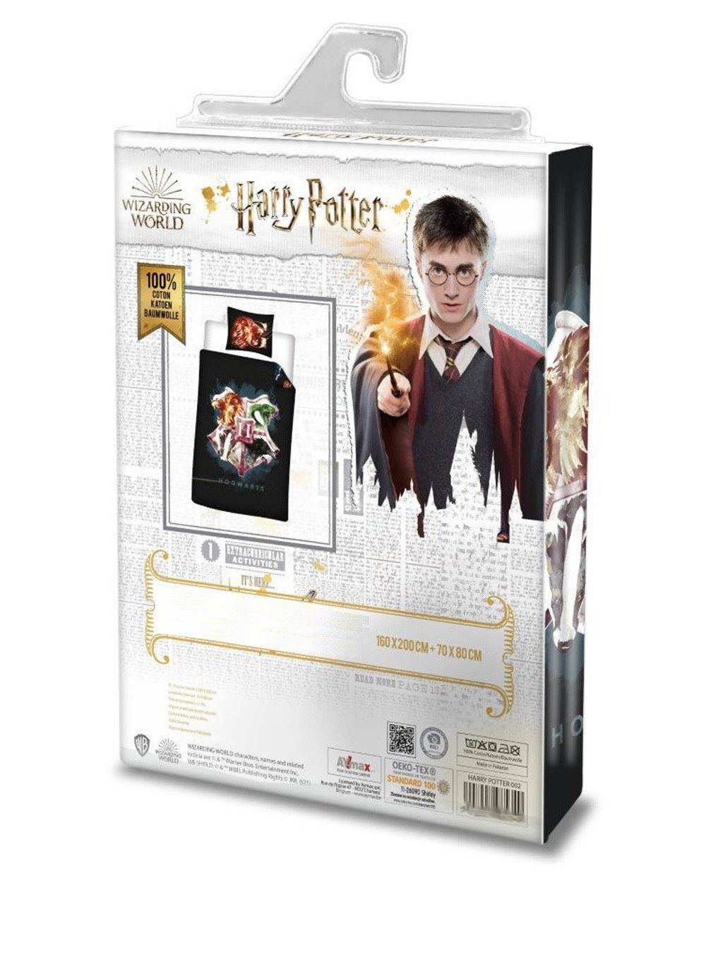 texpot Bettwäsche Bettwäsche Harry Potter Hogwarts Fanartikel, 2 teilig