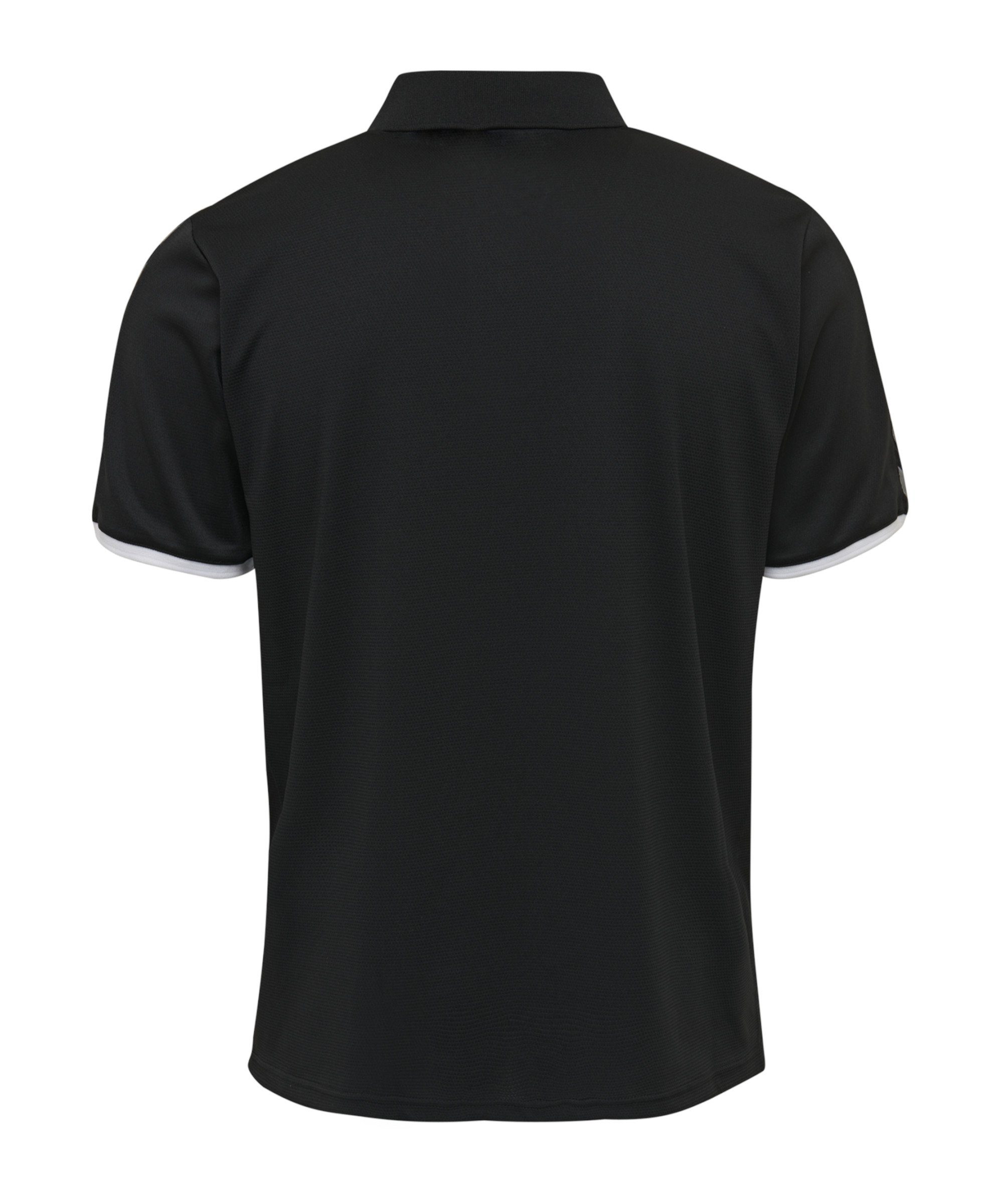 schwarzweiss T-Shirt hummel Functional Poloshirt default Authentic