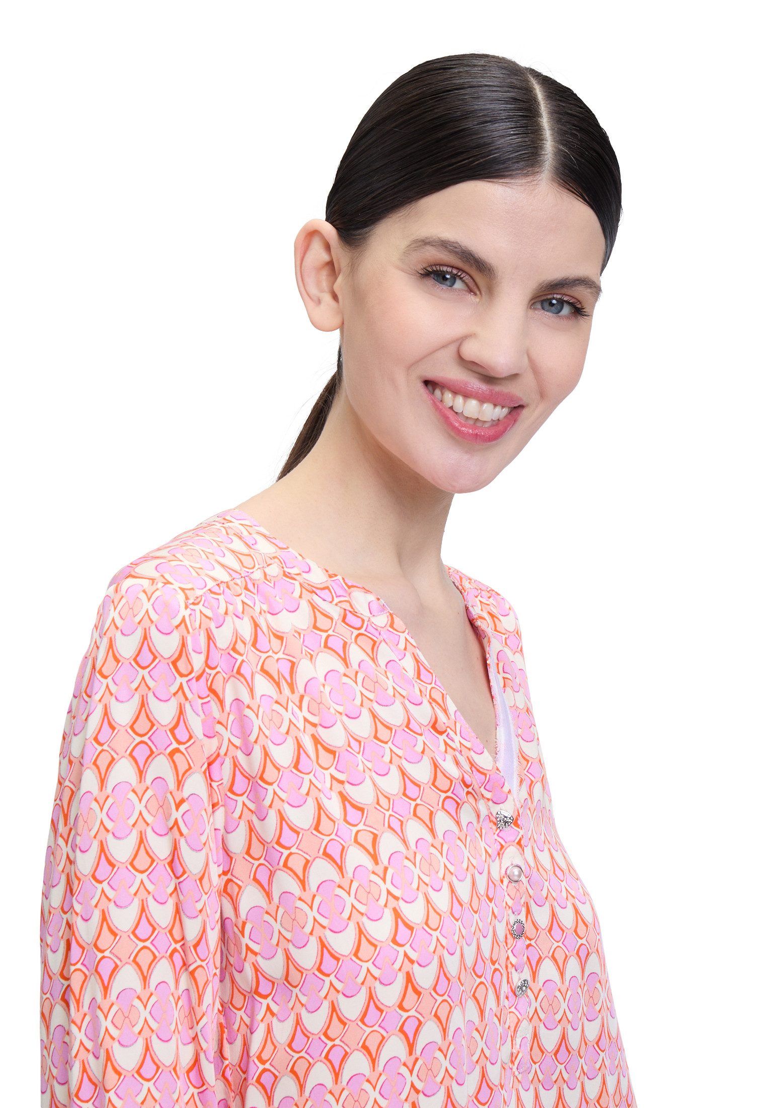 Cartoon Schlupfbluse Damen mit Muster