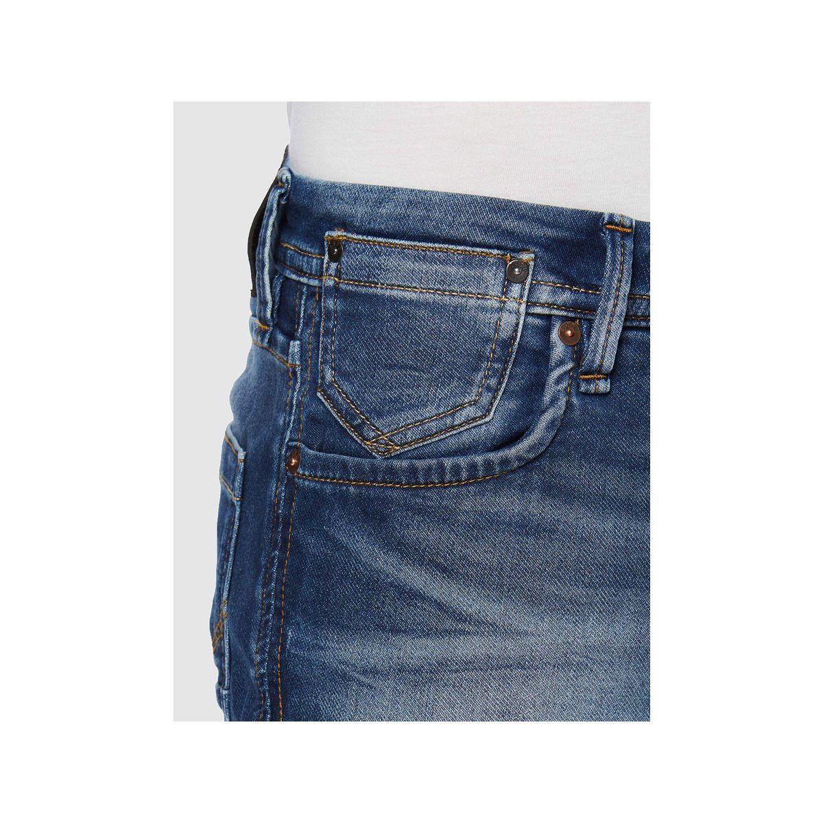 Jack & Jones blau regular Straight-Jeans (1-tlg)