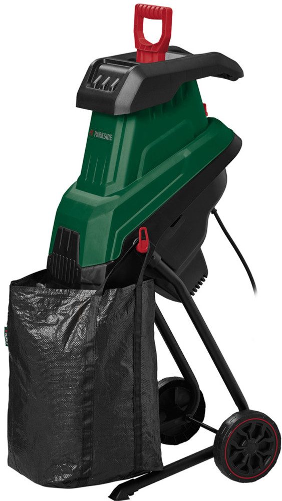 Parkside Messerhäcksler PMH 2400 C3, 2400W, Gartenhäcksler, Häcksler