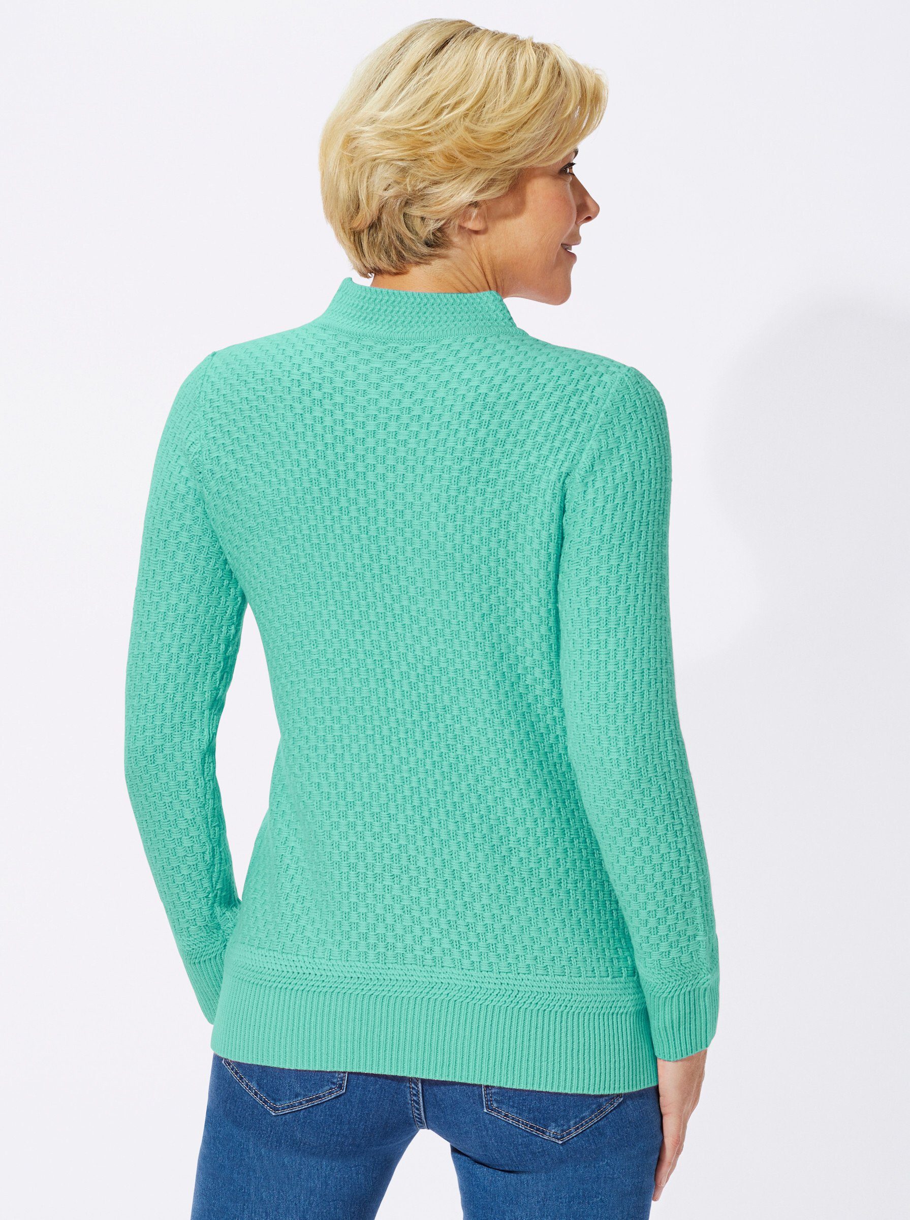 Witt Strickpullover Stehkragenpullover . günstig online kaufen