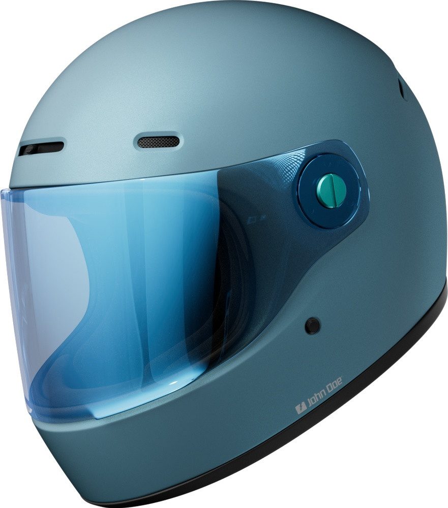 John Doe Motorradhelm JD/ONE Helmet Frozen Steel Blue