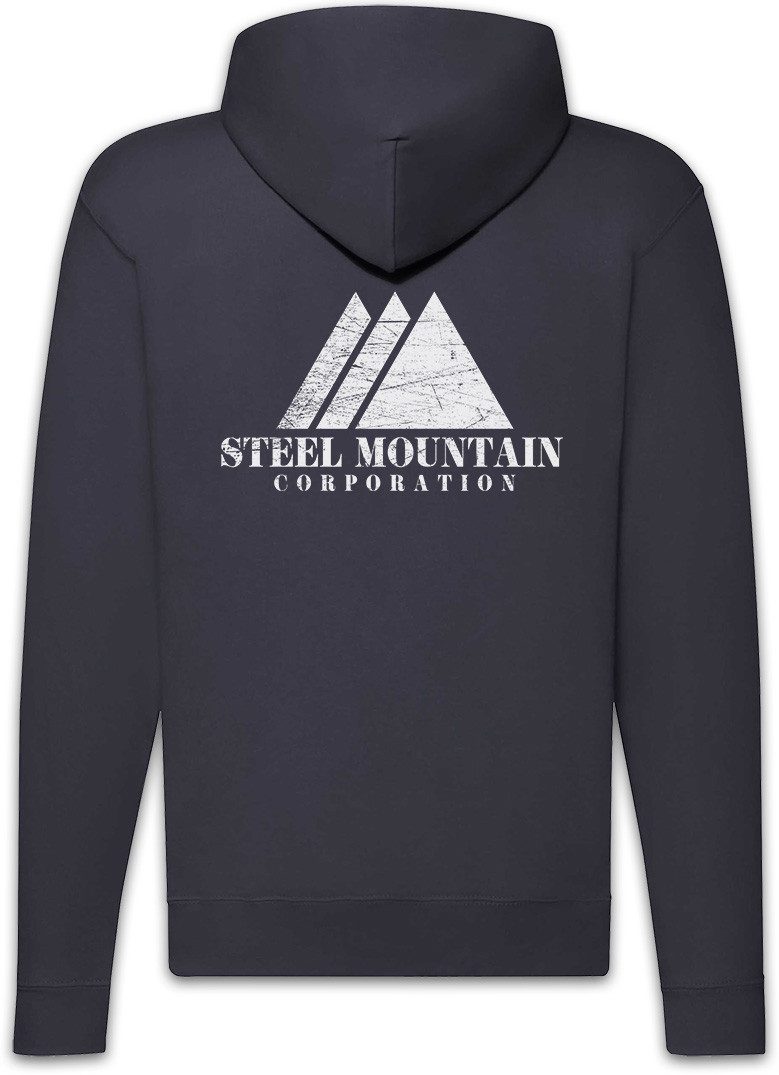 Urban Backwoods Sweatjacke Steel Mountain Zipper Hoodie Fsociety Allsafe TV Evil E Corp Mr. Robot (1-tlg) Hacker Serie Cyber Series