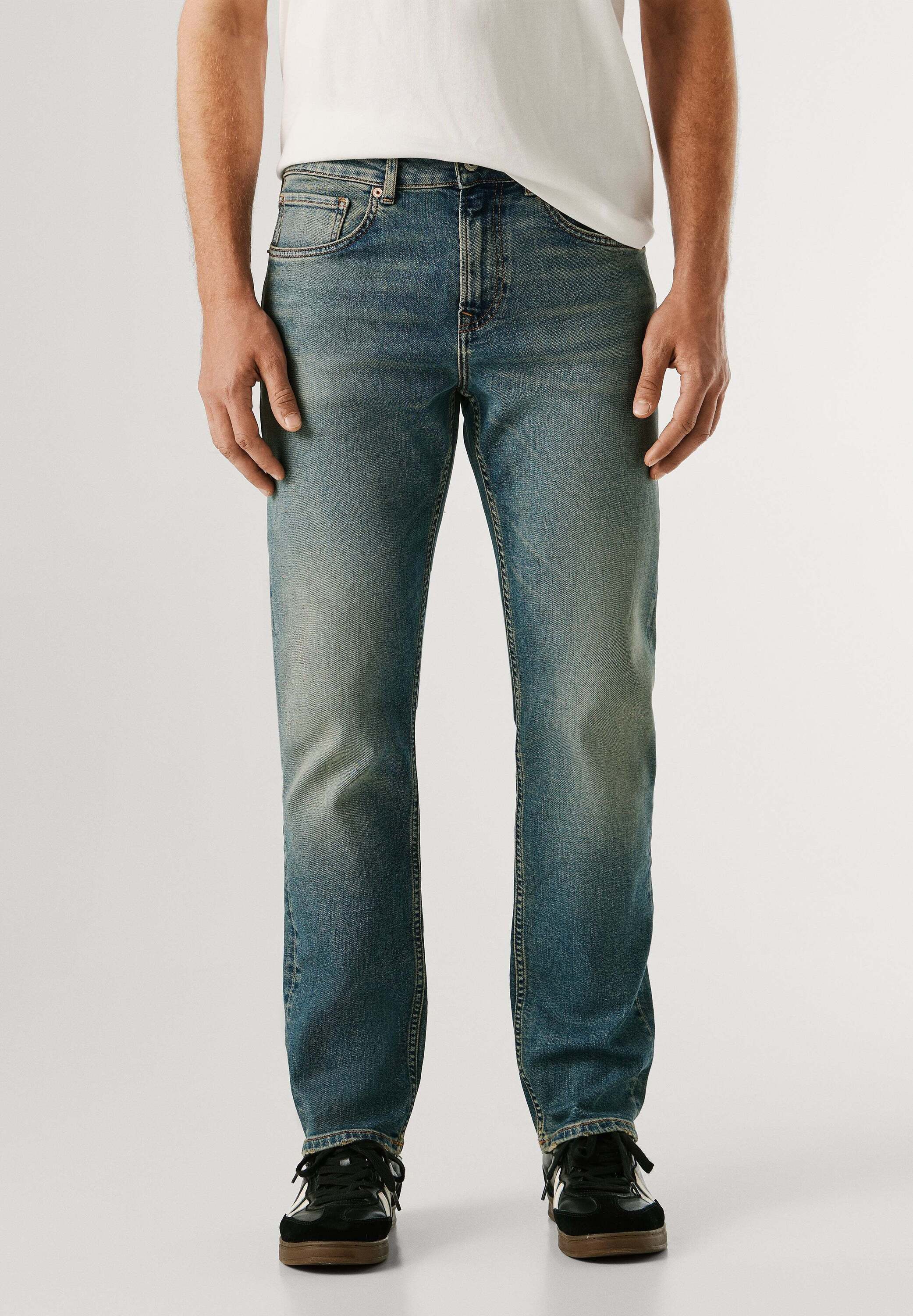 Pepe Jeans Straight-Jeans Jeans mit entspannter Passform STRAIGHT JEANS CASH
