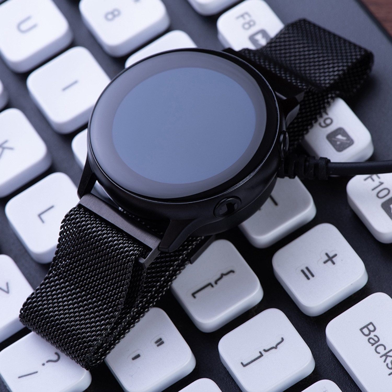 Wigento Für Samsung Galaxy Watch FE / 4 / 4 Classic Wireless Charger Induktiv Stromadapter – Bild 5 von 5