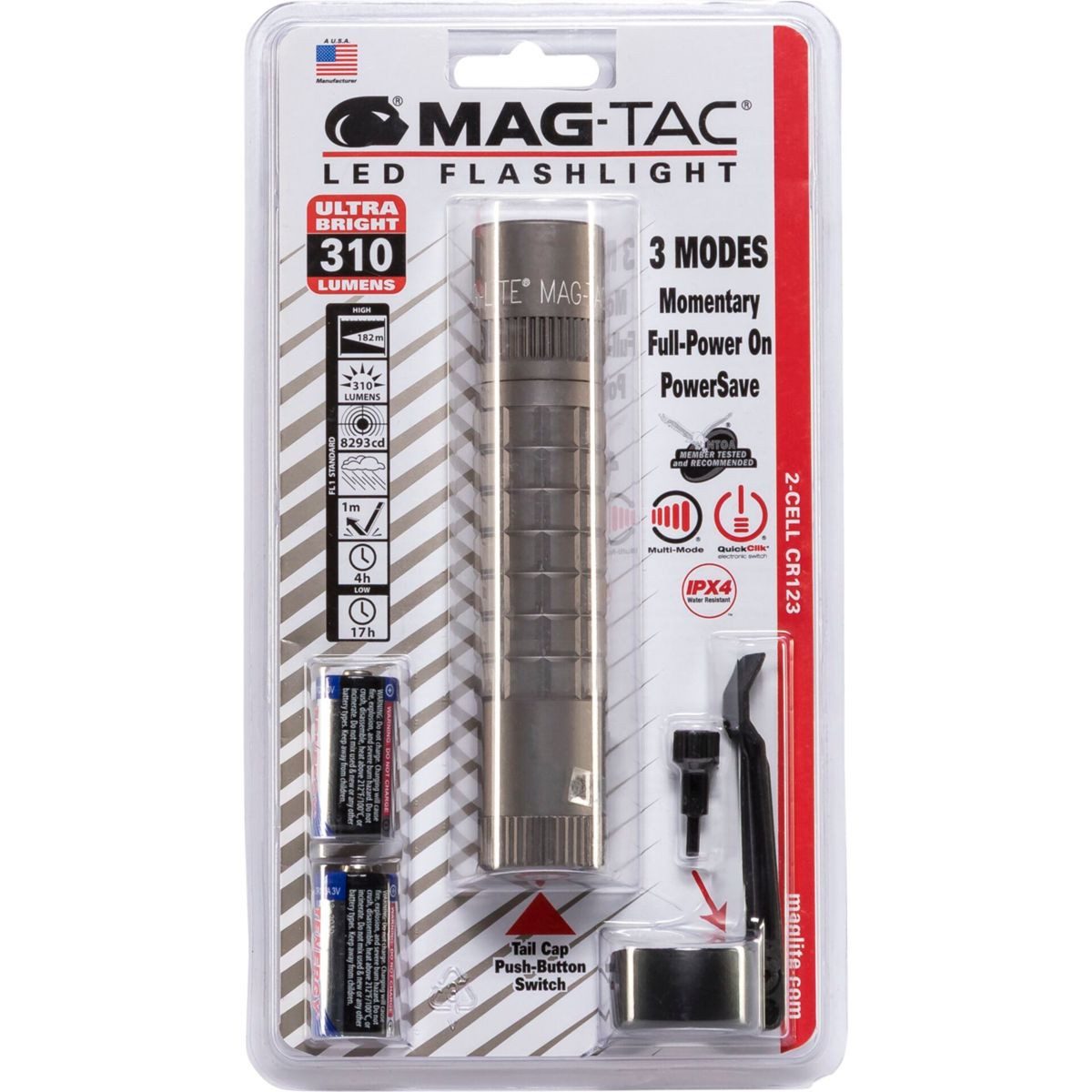 MAGLITE Taschenlampe Mag-Tac plain bezel Taschenlampe