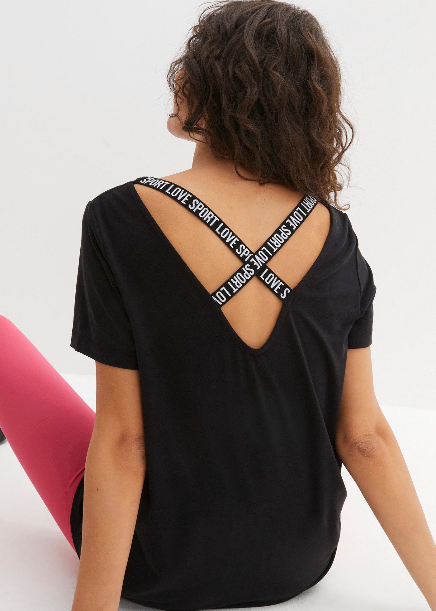 bonprix T-Shirt Loose Fit, Kurzarm-Design, für sportliche Aktivitäten