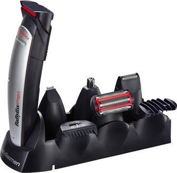 BaByliss Multifunktionstrimmer E837E MEN X-10, Multigrooming Set für Kopf, Gesicht & Körper