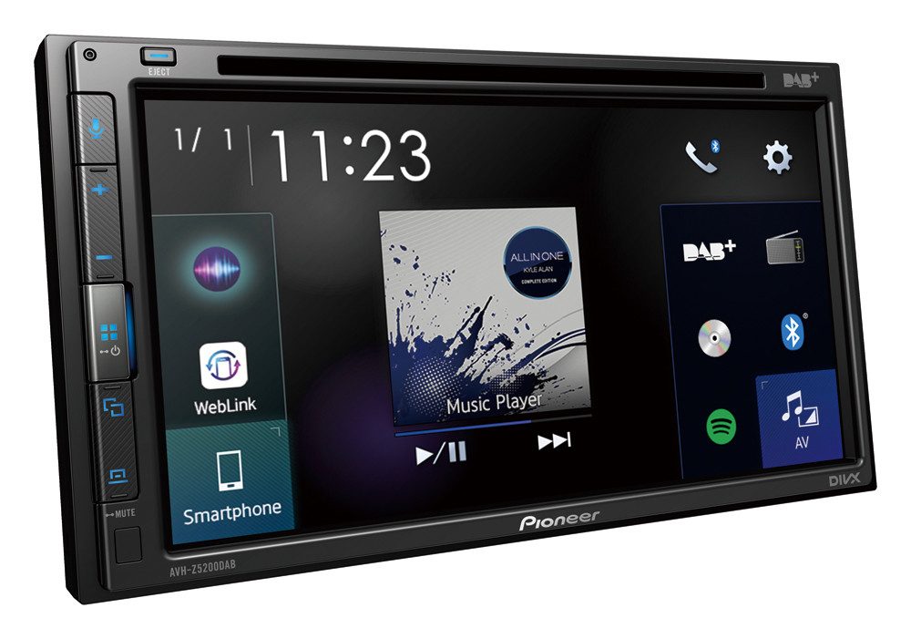 Pioneer AVH-Z5200DAB DAB+ Bluetooth CarPlay Android Spotify CDradio Autoradio