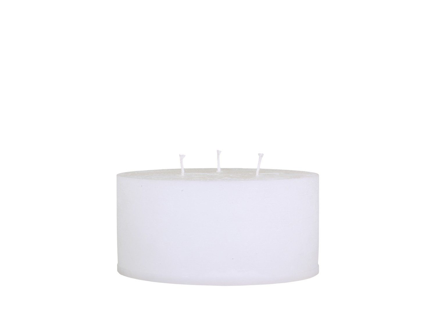 Chic Antique Rustic-Kerze Rustikale Stumpenkerze Macon 3-Docht Kerze versch. Farben Ø15xH7cm