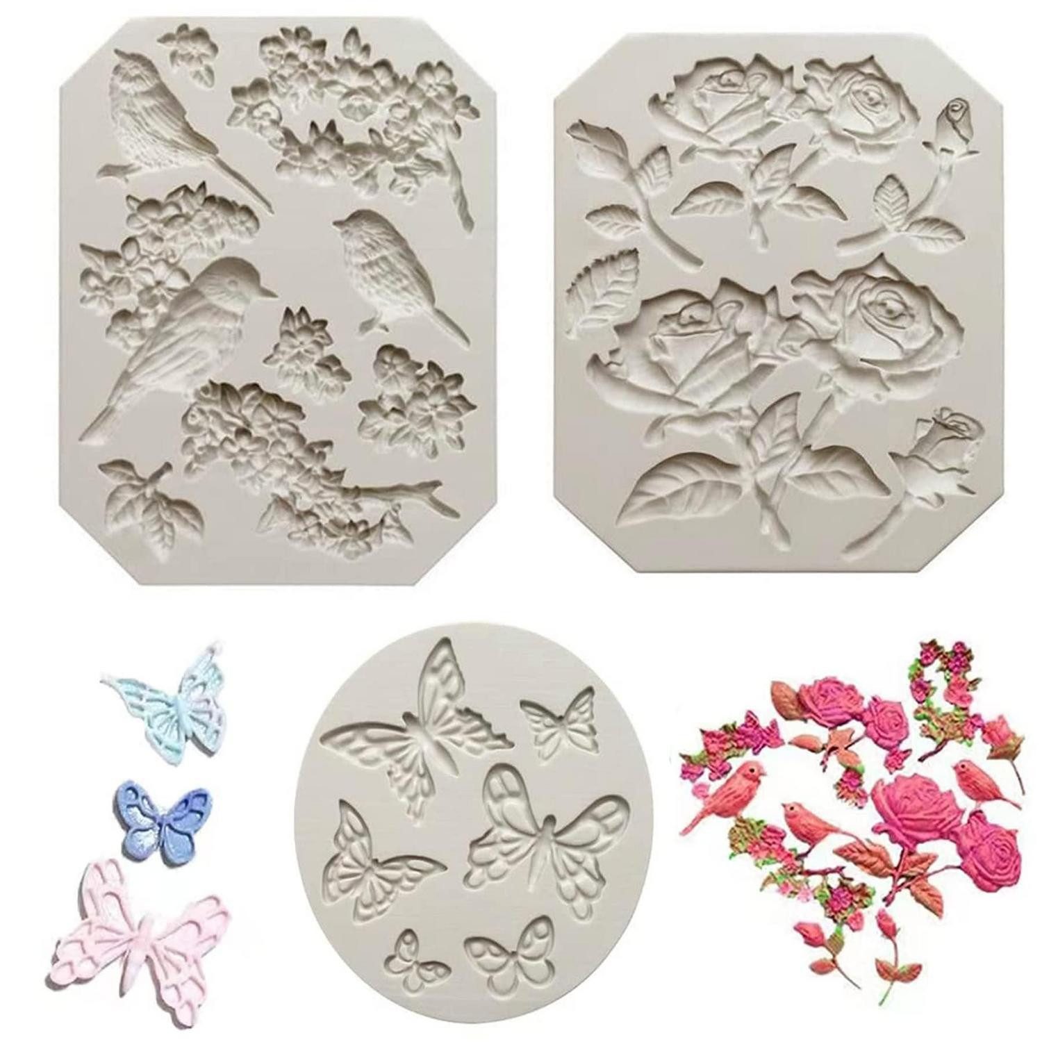 LuxusKollektion Schokoladenform Silikon Backform Schokolade Kuchen Deko Form 3D