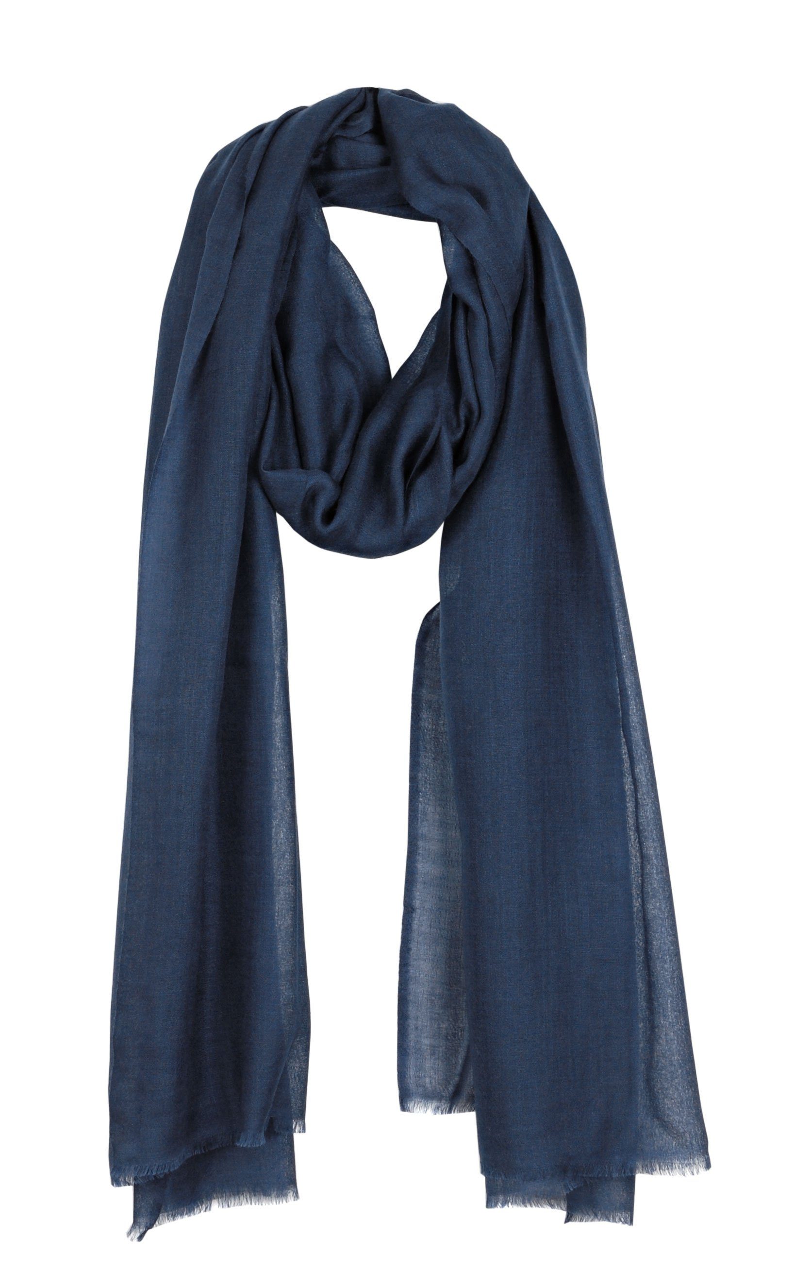 Bovari Kaschmirschal Kaschmir Schal Damen - 100% Kaschmir - Extra Leicht / Hauchzart, - Premium Cashmere - extra dünner Ganzjahresschal - 200 x 70 cm