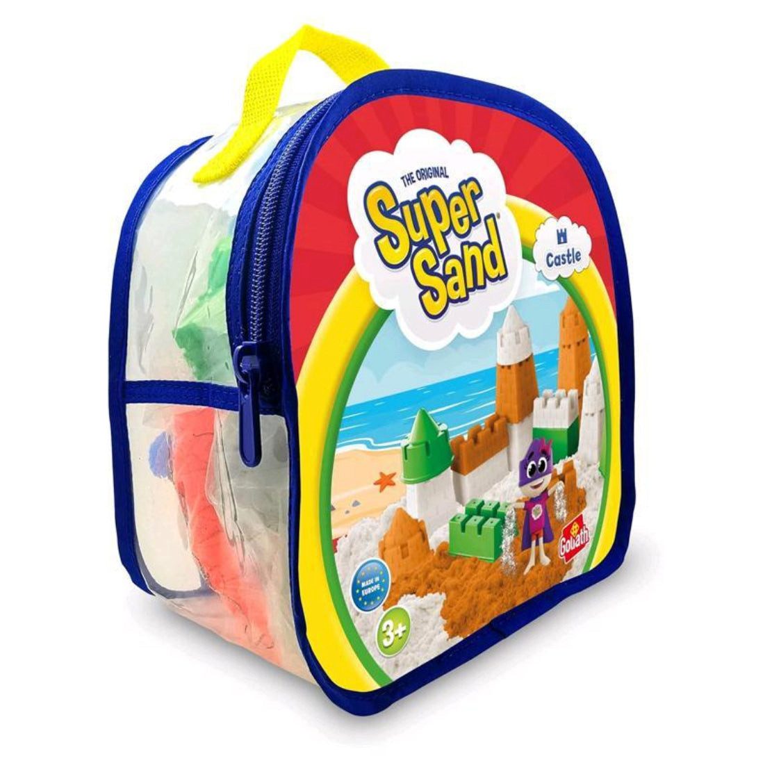 Goliath Toys Spiel Super Sand Sandburg Rucksack - Kinetischer Modelliersand Set