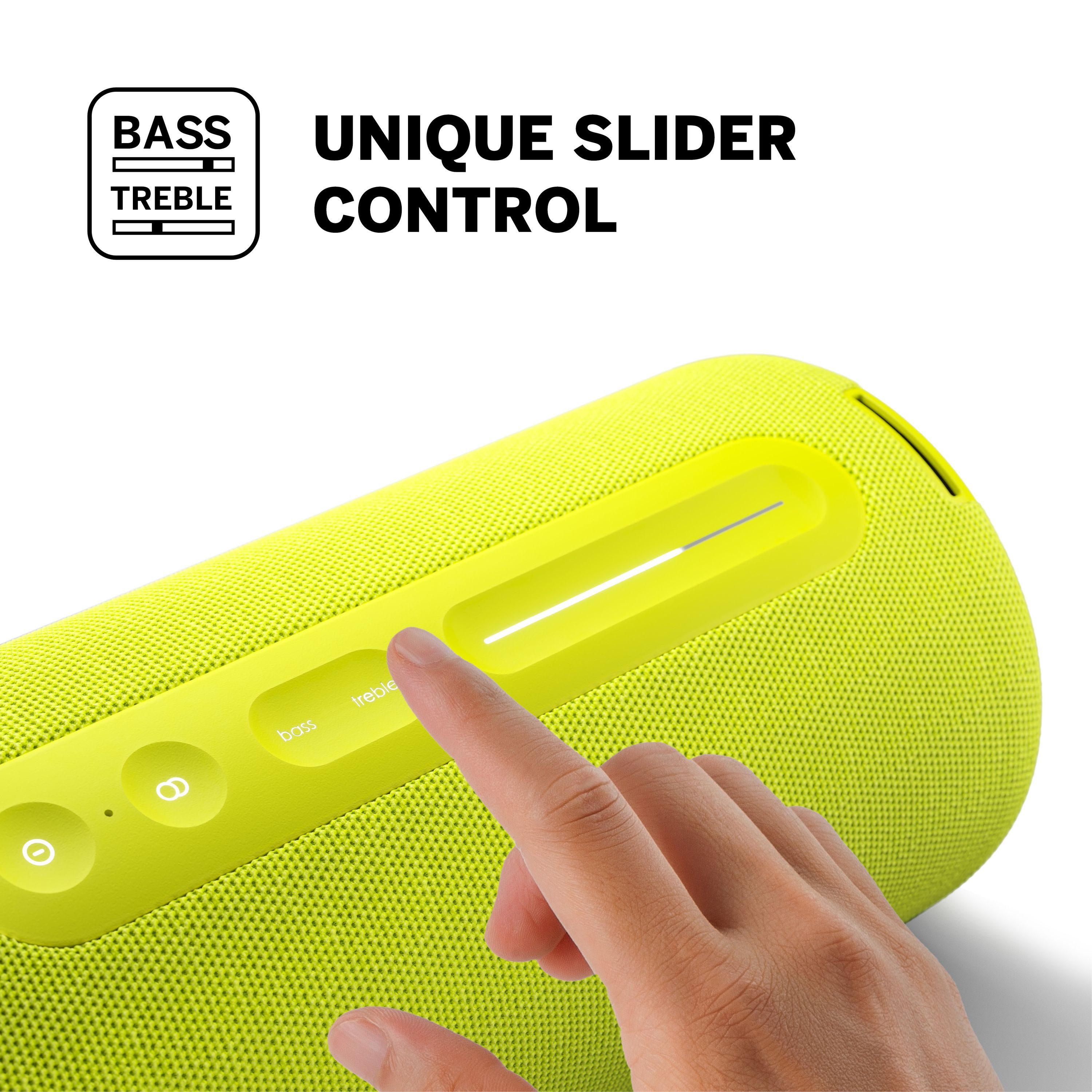 Loewe We. HEAR pro neon. Bluetooth-Speaker (Bluetooth, 100 W, Limited Edition in Kooperation mit Kylian Mbapp)