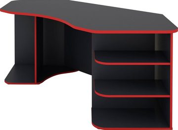 Homexperts Gamingtisch Tron, passend für drei 28" Monitore