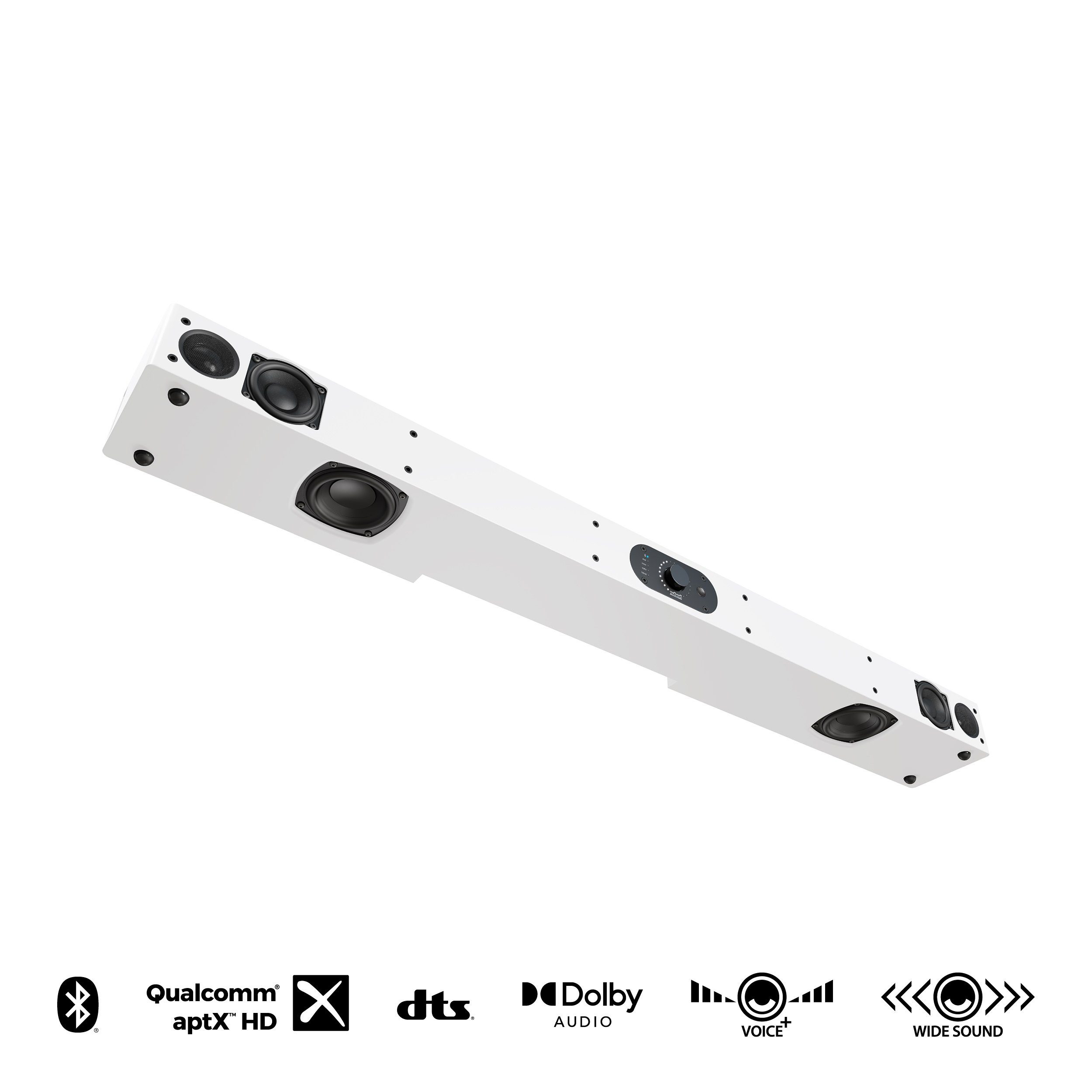 Nubert nuPro AS-2500 Soundbar 2.0 (Bluetooth, 160 W, Aktive Soundbar, 2x3-Wege, 160 W Dauerleistung, Voice)
