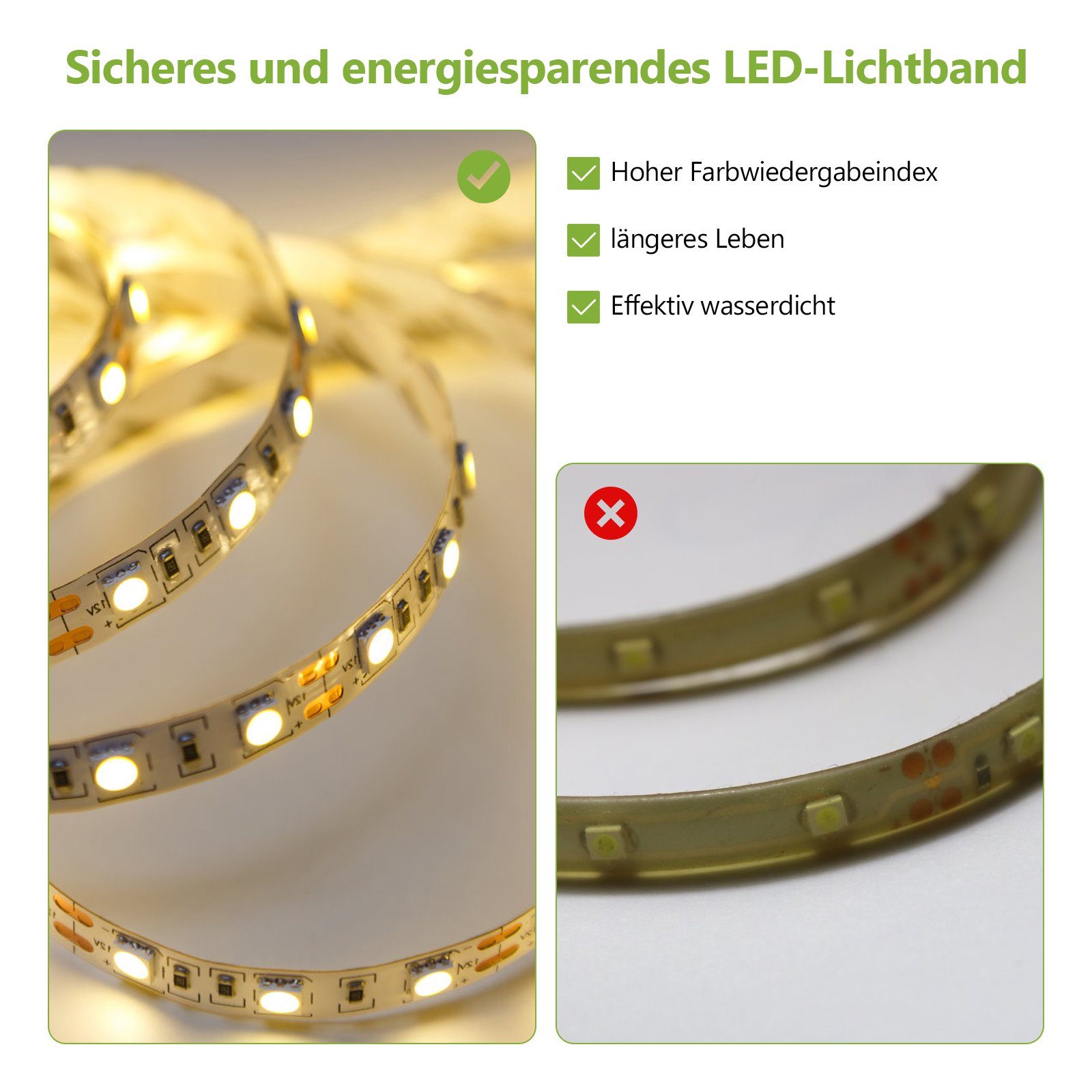 S'AFIELINA Badspiegel LED Runder mit Lichtfarbe,Einstellbare Badezimmerspiegel Lichtfarbe, Touch-Schalter,3000/4000/6500K +3 Helligkeit,IP44 Berührungsschalter