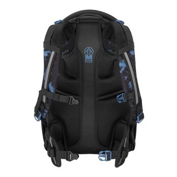 coocazoo Schulranzen Schulrucksack-Set PORTER Midnight Dust 3-teilig (3-teilig), ergonomisch, Körpergröße: 135 - 180 cm, reflektiert