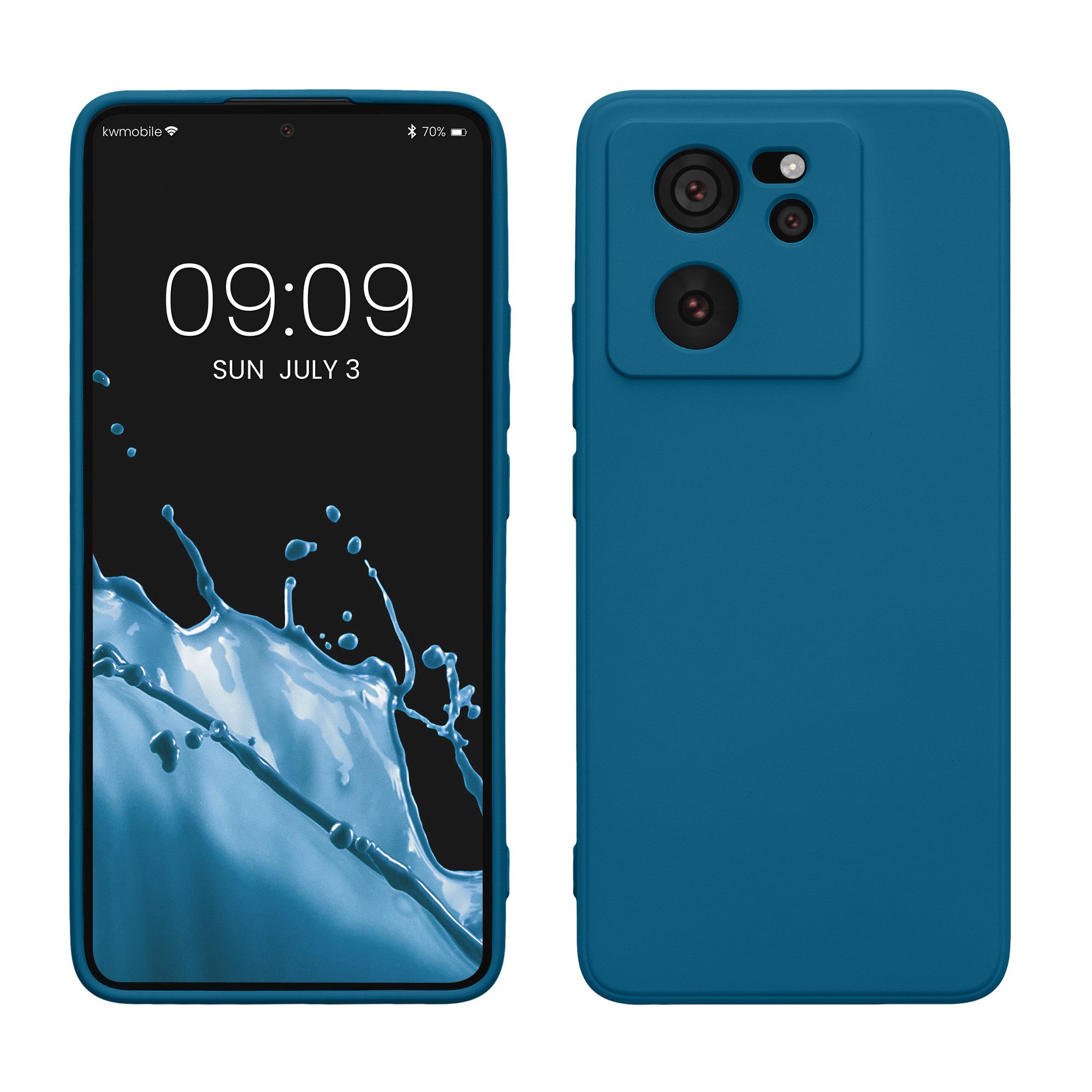 kwmobile Handyhülle Slim Case für Xiaomi 13T / 13T Pro, Hülle Silikon Handy - Handyhülle gummiert