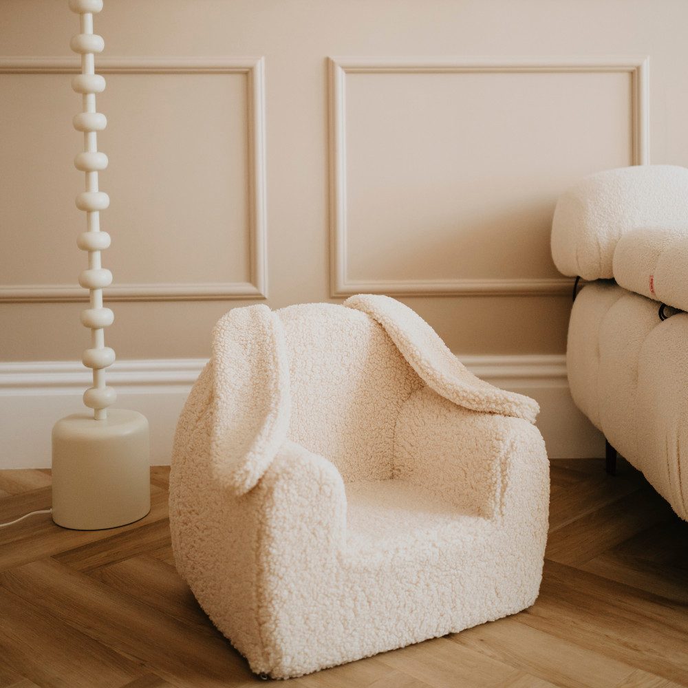 Zayno Kindersessel "Hasi" in Teddyfelloptik (Set, 1-St)